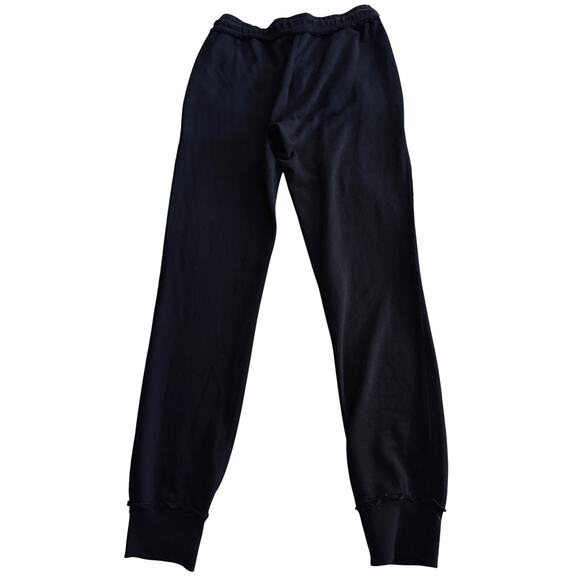 Women's Cotton Citizen Sweatpants Zip Pockets All Black Size Medium NWT - Picture 7 of 12